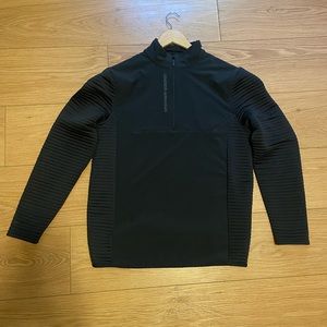 Mens Black Medium Under Armor Golf 1/4 Zip